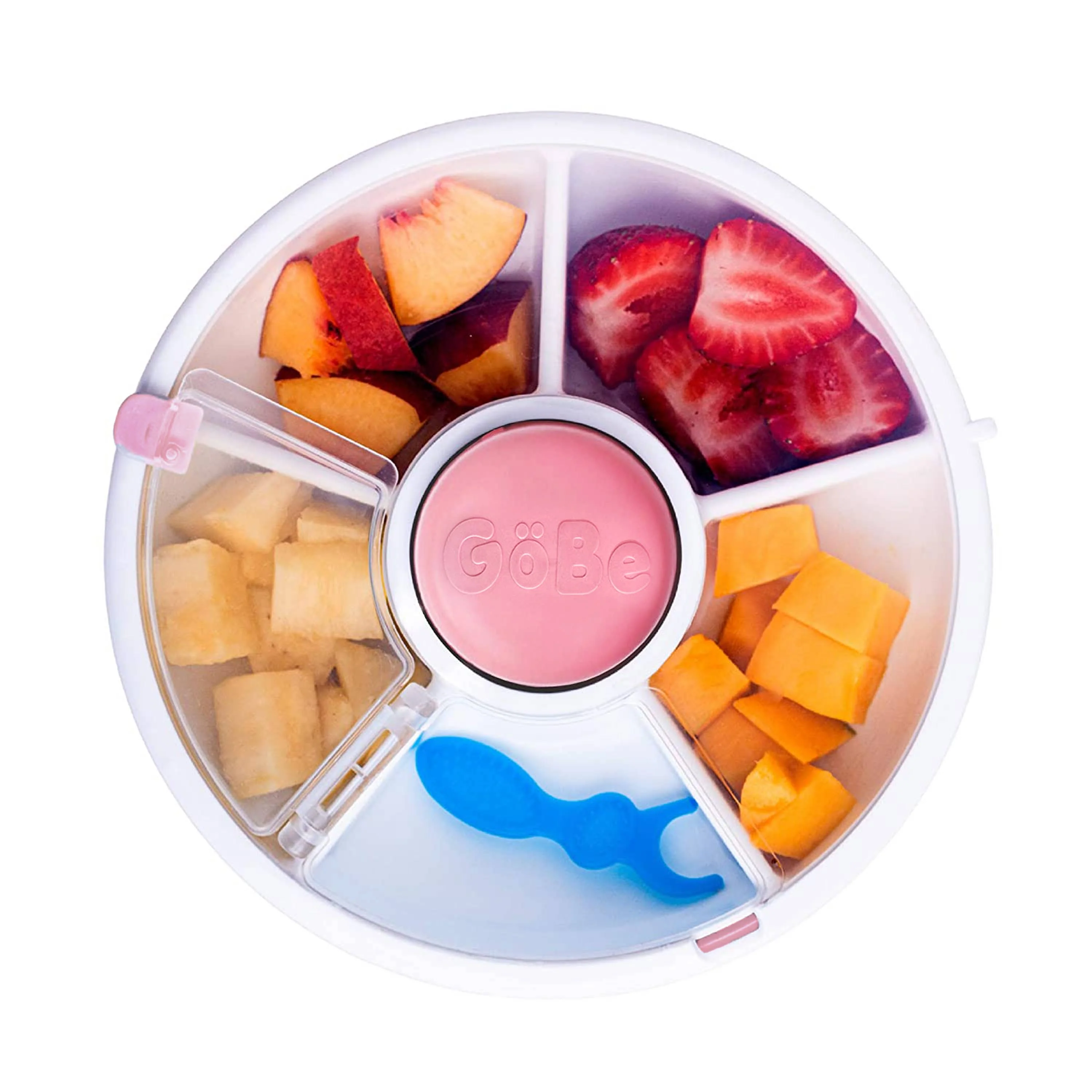 Yellow Sm - GoBe Kids Original Snack Spinner: Lemon Yellow - Image 12