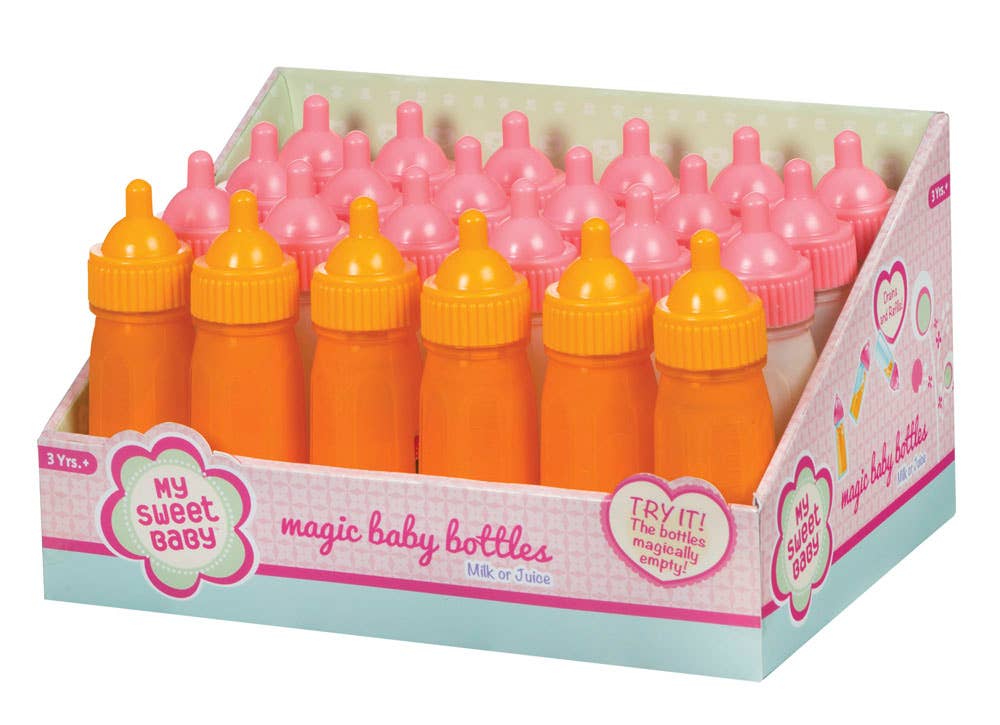 Baby Bottle Lg Magic Bottle, 4.75", Milk & Orange Juice