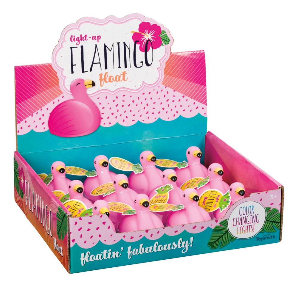 Toysmith - Light Up Flamingo Float Bath Flamingo, Bath Duck